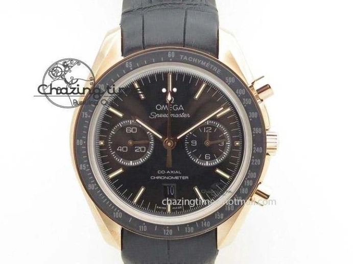 0124 Durable De Ville RG MKF 1:1 Best Edition Silver Dial Diamonds Markers on Brown Leather Strap MIYOTA 9015 V 8047